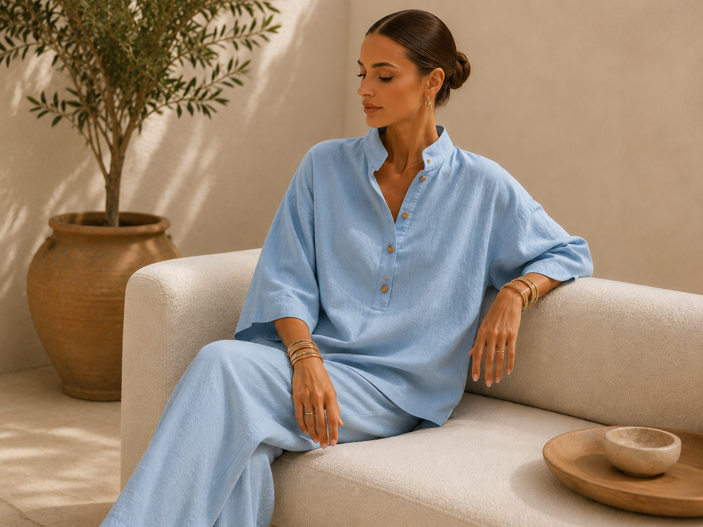 Lunéra Floral Linen Set
