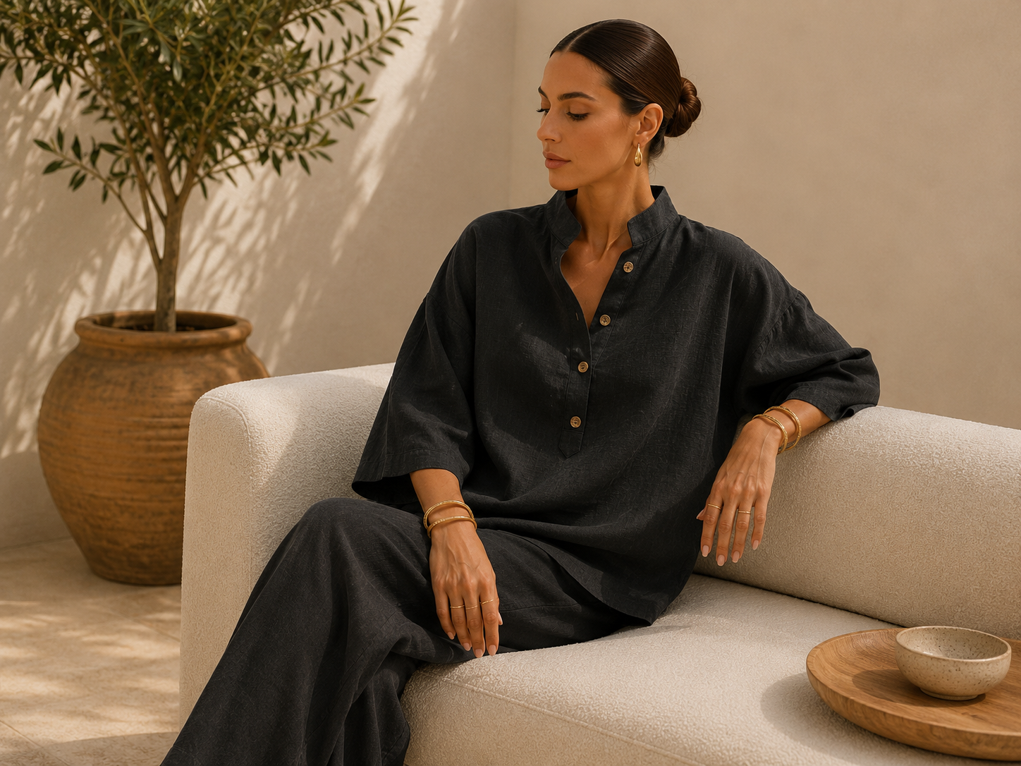 Lunéra Floral Linen Set