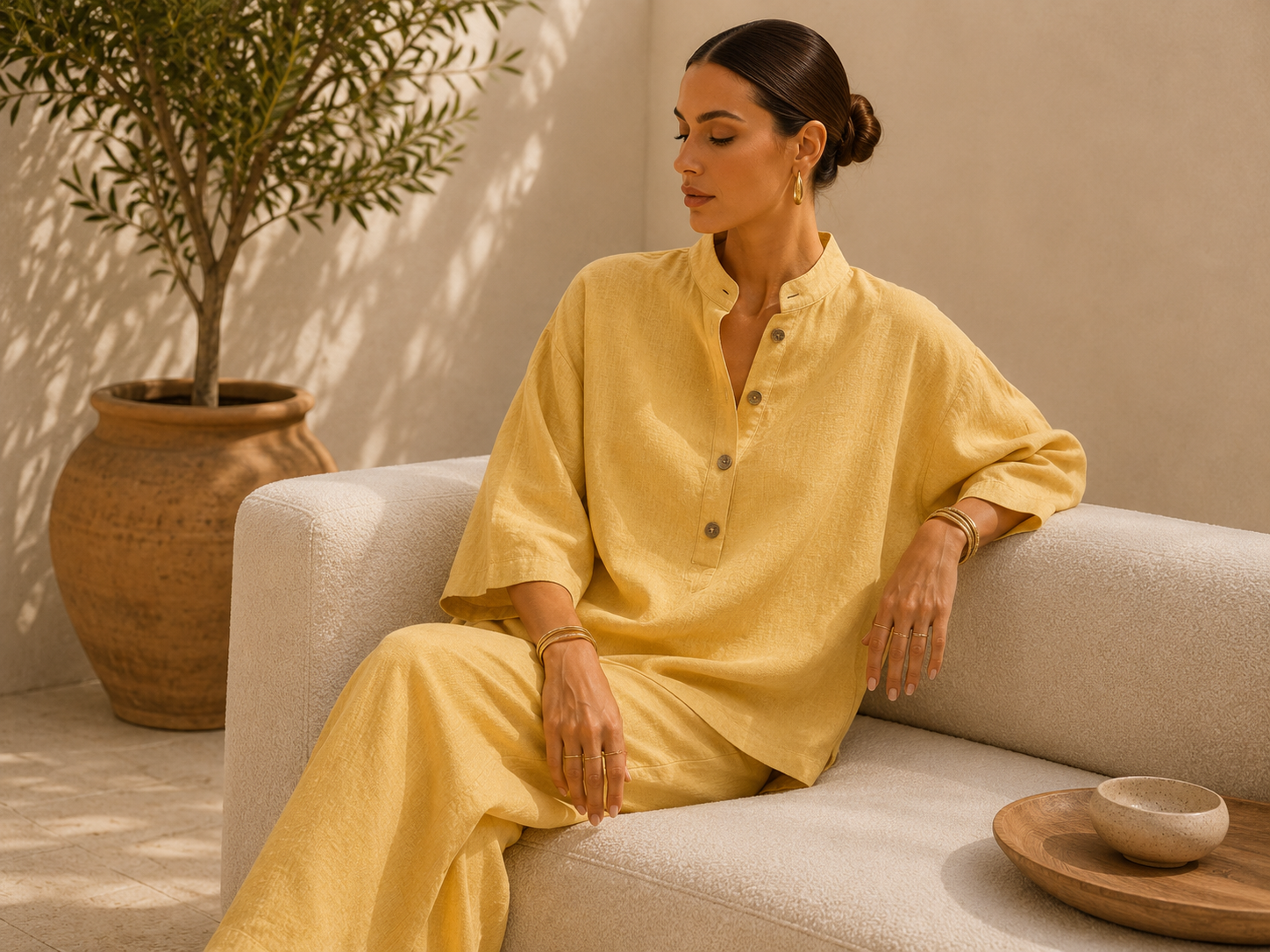 Lunéra Floral Linen Set